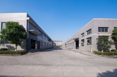Outdoor Scene of Dyeing & Sizing Plant 